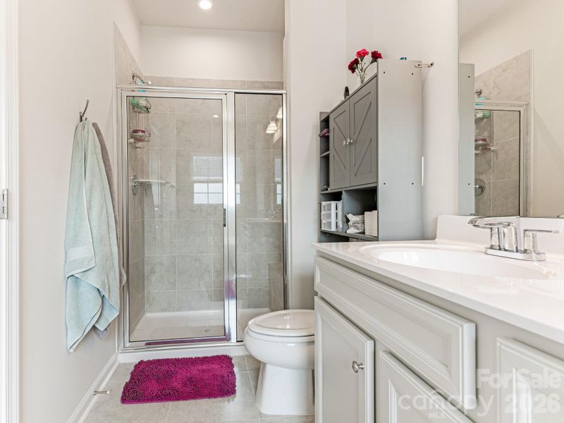 Furnished interior view inside a new home in Stone Creek Townhomes, Matthews (Image 18).