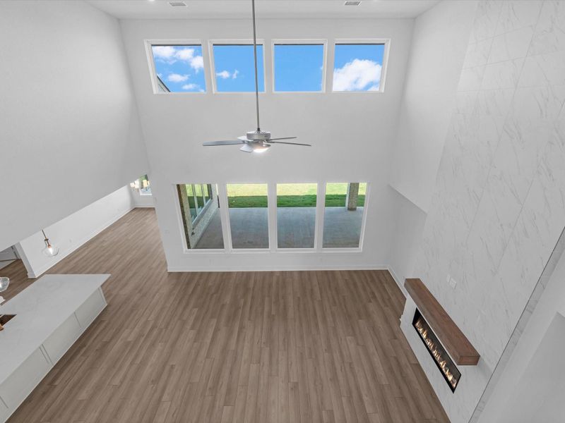 Spacious, unfurnished interior of a new home in Dunham Pointe, Cypress (Image 21).