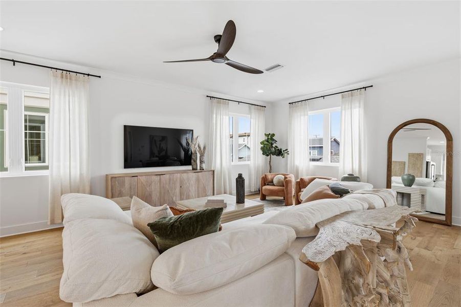 Furnished interior view inside a new home in , Tampa (Image 10).