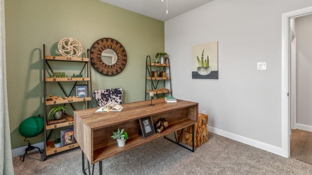 Furnished interior view inside a new home in Morningstar, Fort Worth (Image 27).