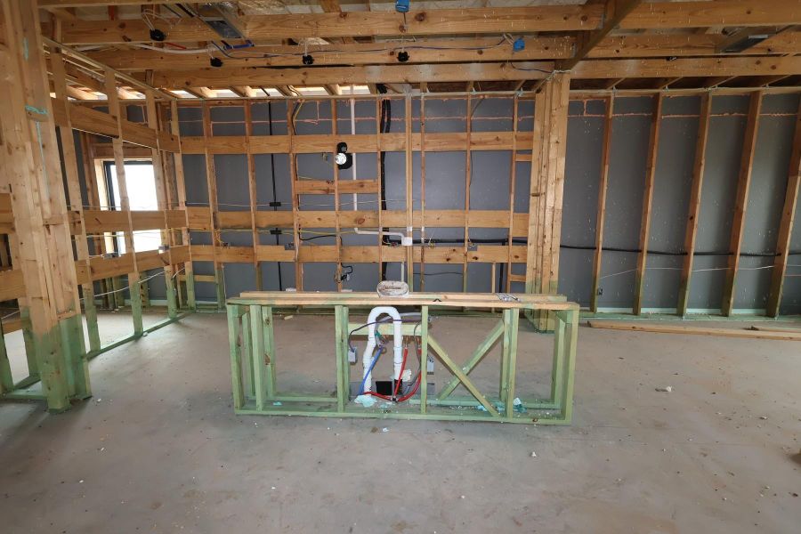 In-progress construction of a new home in Austin Point - Terrace Collection, Richmond, TX (Image 7).