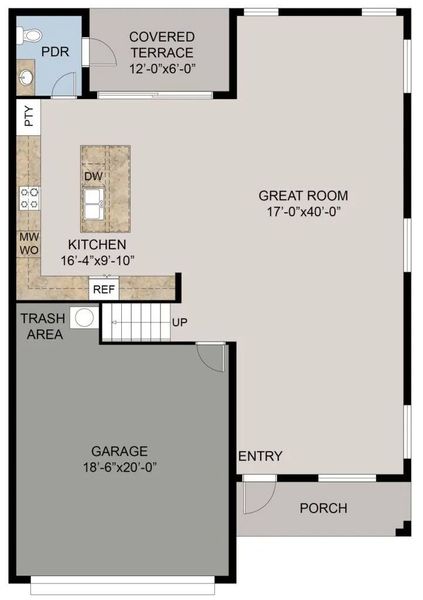 2D floor plan layout for the The Ketch by 13th Floor Homes in Marina Landings, Fort Lauderdale, FL (Image 5). 2D floor plan layout for the The Ketch by 13th Floor Homes in Marina Landings, Fort Lauderdale, FL (Image 5).
