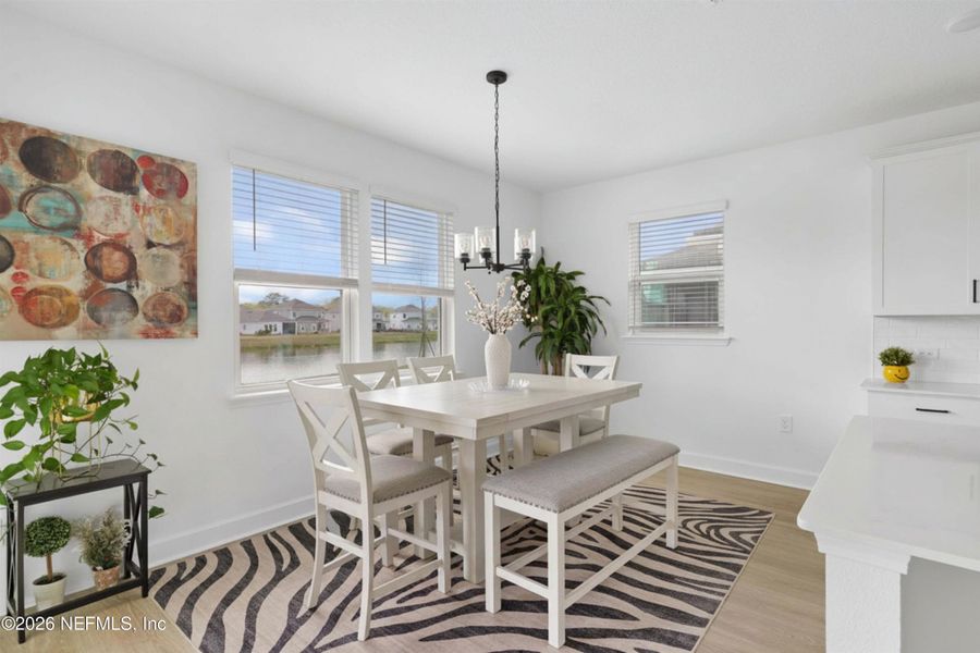 Furnished interior view inside a new home in TrailMark, St. Augustine (Image 24).
