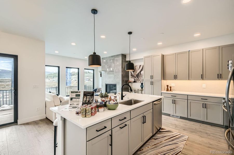 Furnished interior view inside a new home in , Tabernash (Image 26).