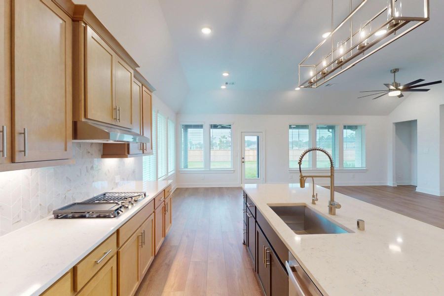 Furnished interior view inside a new home in Sorella, Tomball (Image 7).