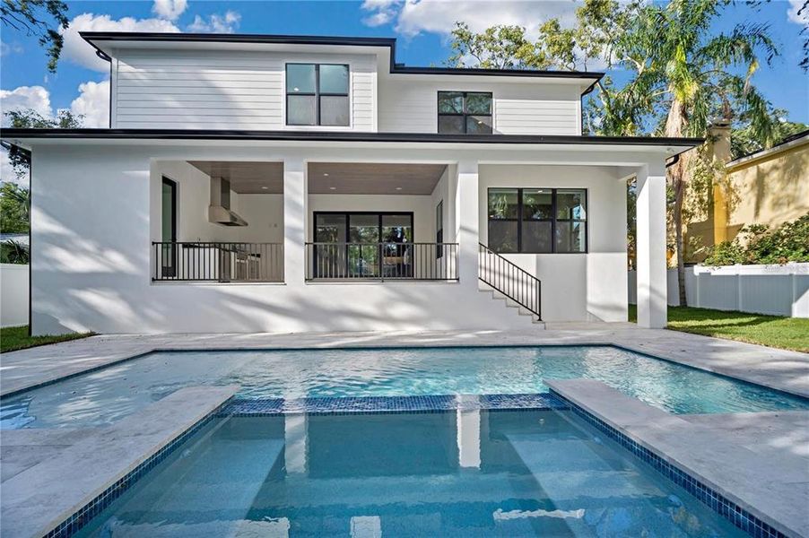 Exterior details and patio area of a home in , Tampa (Image 28). Exterior details and patio area of a home in , Tampa (Image 28).