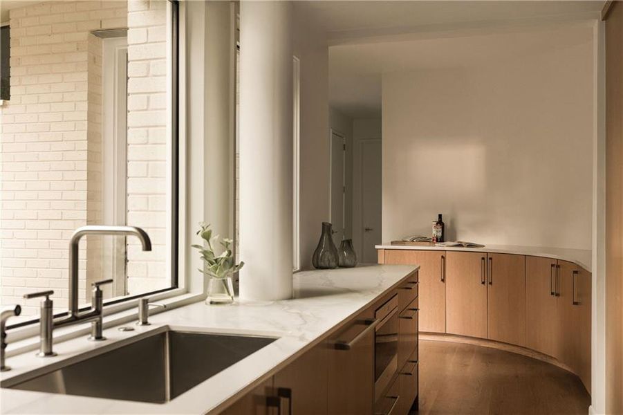 Furnished interior view inside a new home in , Atlanta (Image 52).
