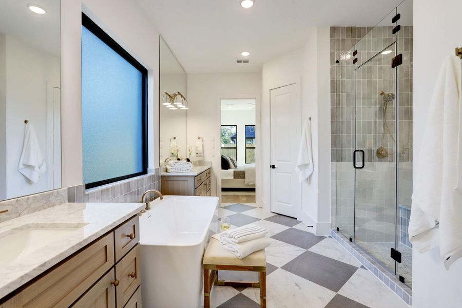 Example of builder's prior work. Similar floor plan