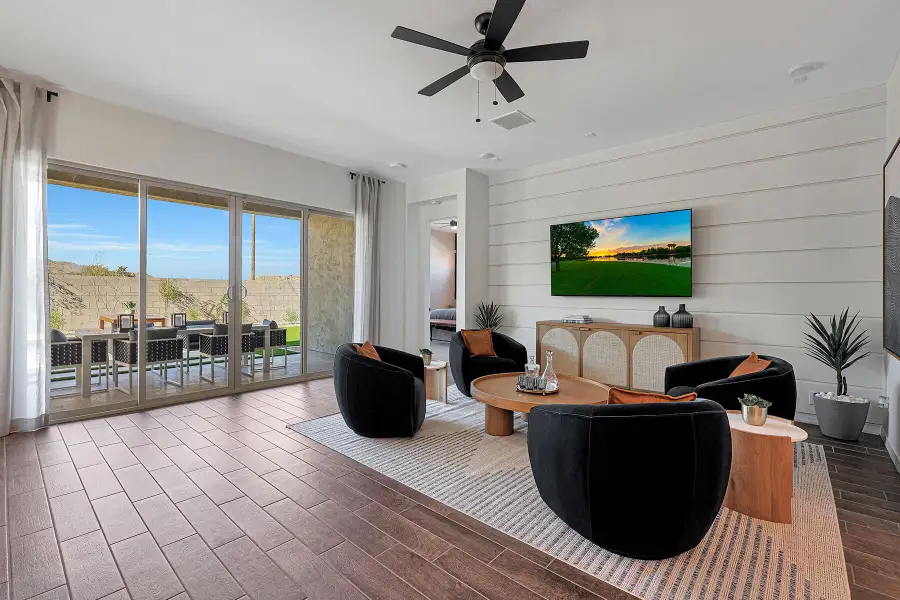 Representative furnished interior of a home built from the Flint by Mattamy Homes in Pinnacle at San Tan Heights, San Tan Valley (Image 18).