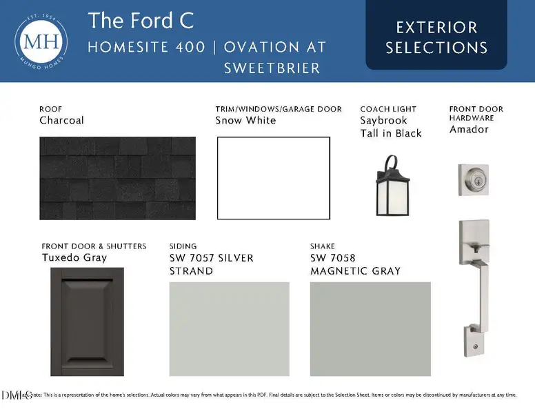 Exterior Selections