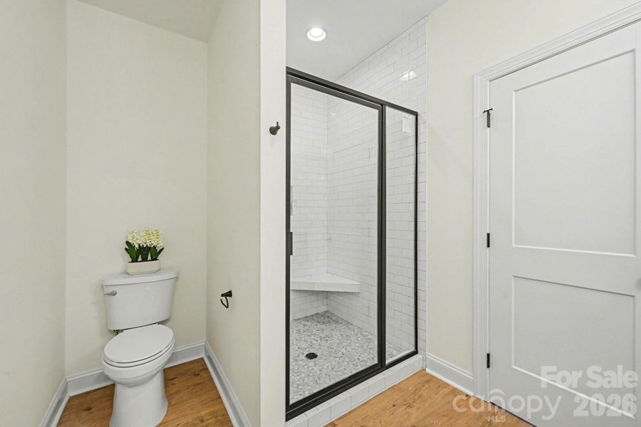 custom oversized tiled shower