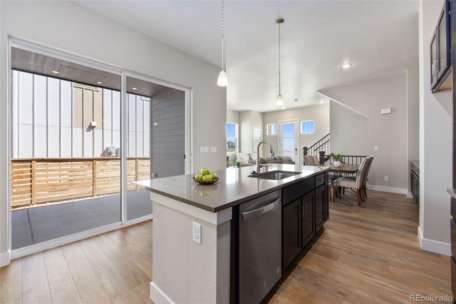 Furnished interior view inside a new home in Trailside on Harmony, Timnath (Image 19).