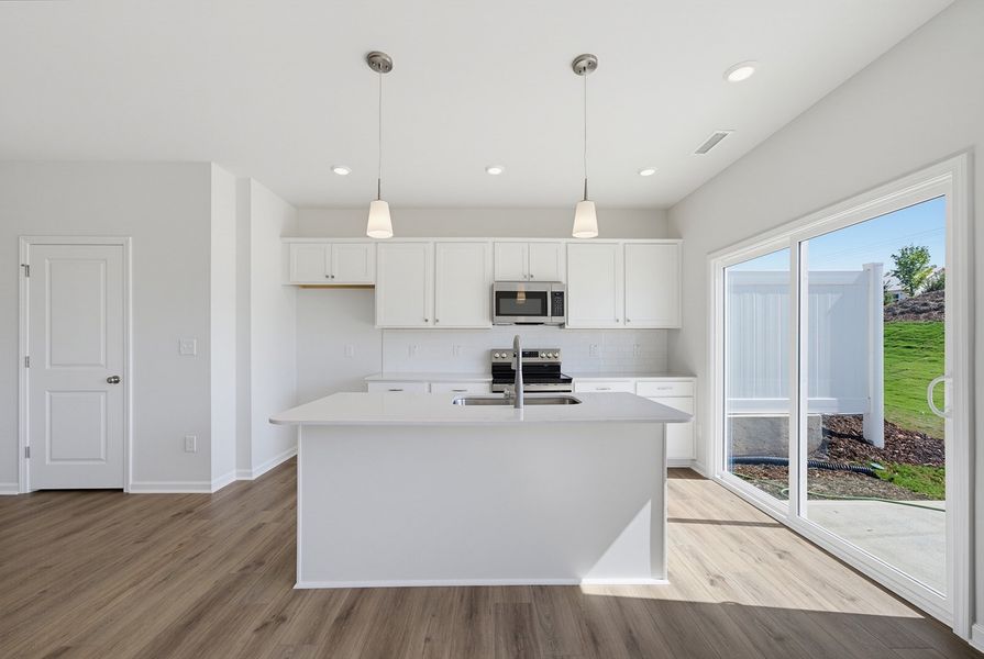 Furnished interior view inside a new home in Sweetbrier, Durham (Image 8).