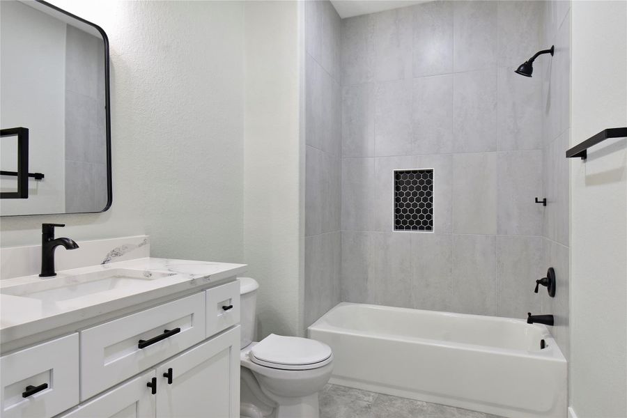 Furnished interior view inside a new home in , Conroe (Image 8). Furnished interior view inside a new home in , Conroe (Image 8).