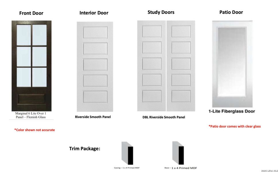 Sample of building materials used in homes in Buffalo Crossing, Cibolo (Image 4).