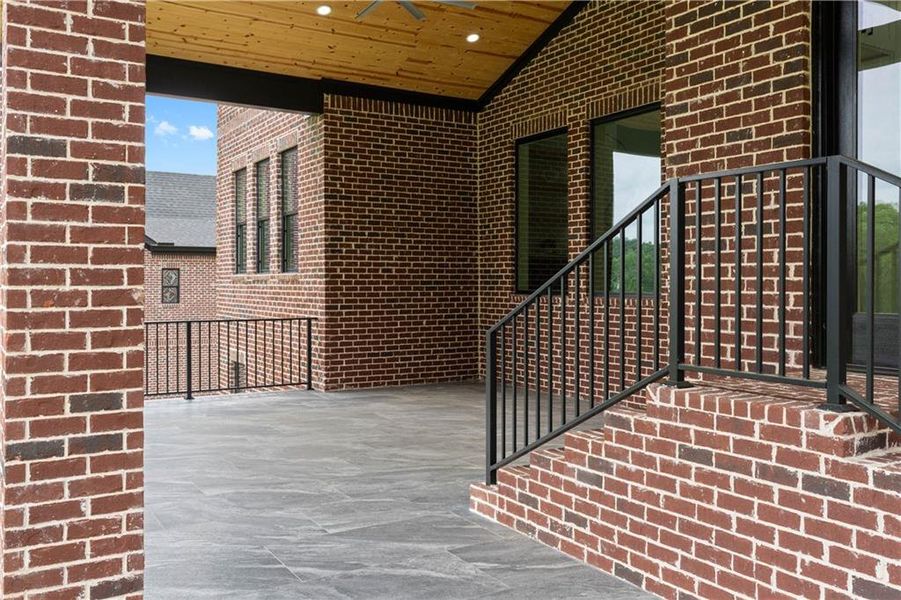 Exterior details and patio area of a home in , Buford (Image 40). Exterior details and patio area of a home in , Buford (Image 40).
