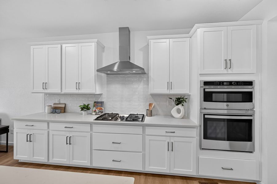 Furnished interior view inside a new home in Trailstone, Arvada (Image 10).