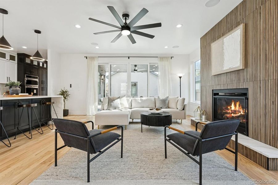 Furnished interior view inside a new home in , Denver (Image 11).