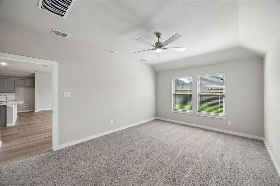 Primary Suite in the Emmy II home plan by Trophy Signature Homes - REPRESENTATIVE PHOTO