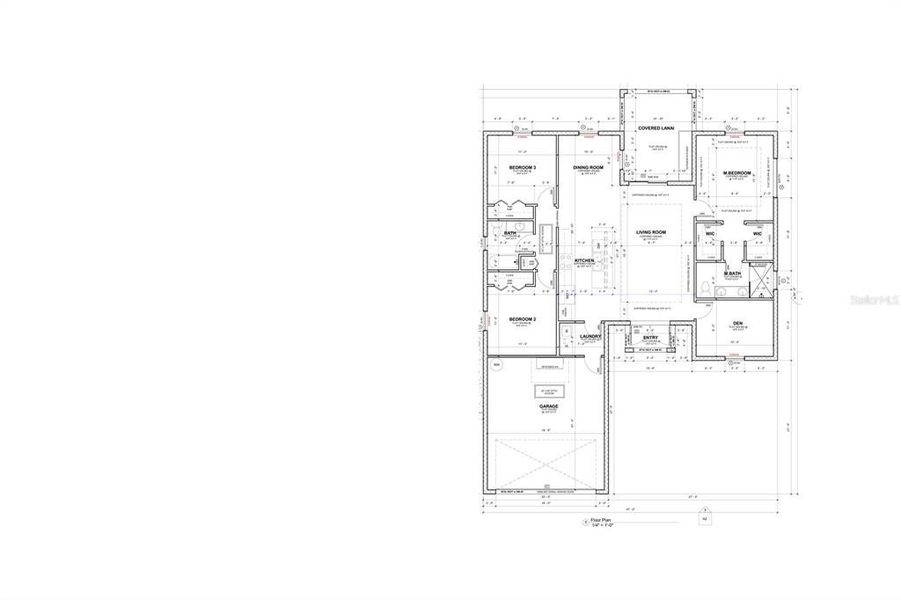 2D floor plan layout of this home in , Cape Coral, FL (Image 4).