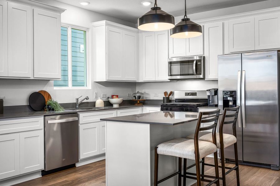 Representative furnished interior of a home built from the Eastgate by Centex in Alto, San Marcos (Image 10).