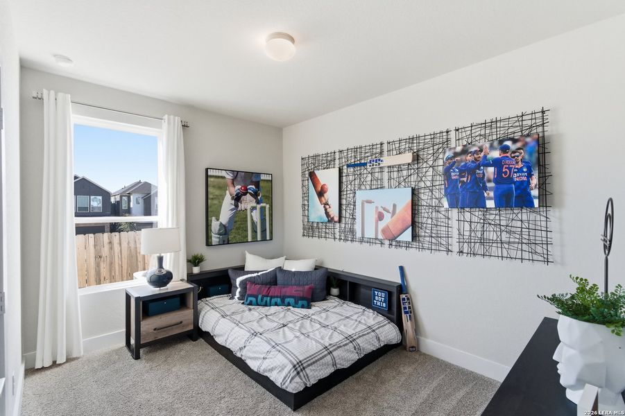 Furnished interior view inside a new home in Rose Hill, San Antonio (Image 9).