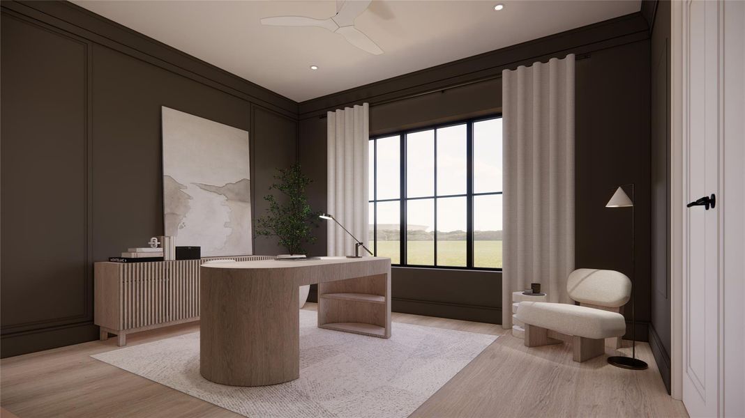 Furnished interior view inside a new home in , Houston (Image 5).