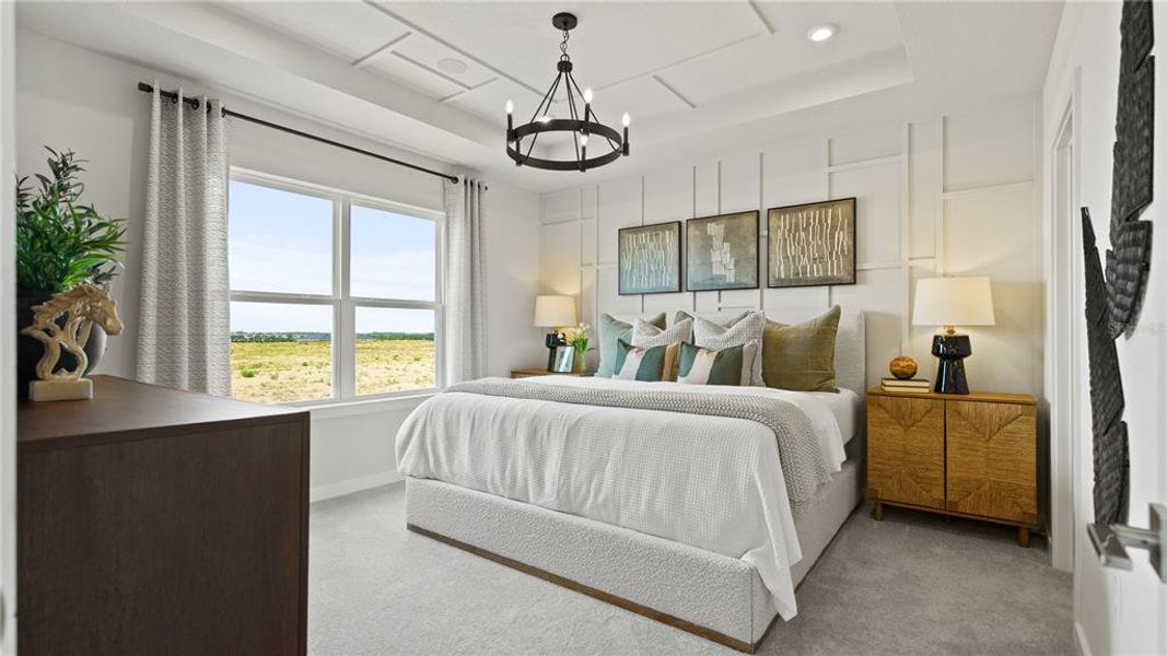 Furnished interior view inside a new home in Hamilton Bluff, Haines City (Image 6).
