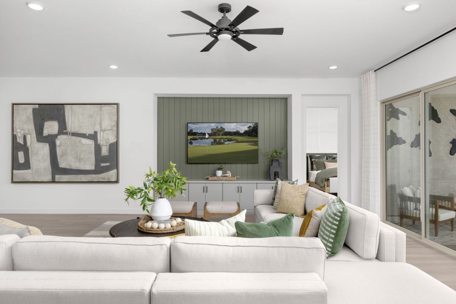Representative furnished interior of a home built from the Currant by Mattamy Homes in White Tank Vistas, Waddell (Image 10).