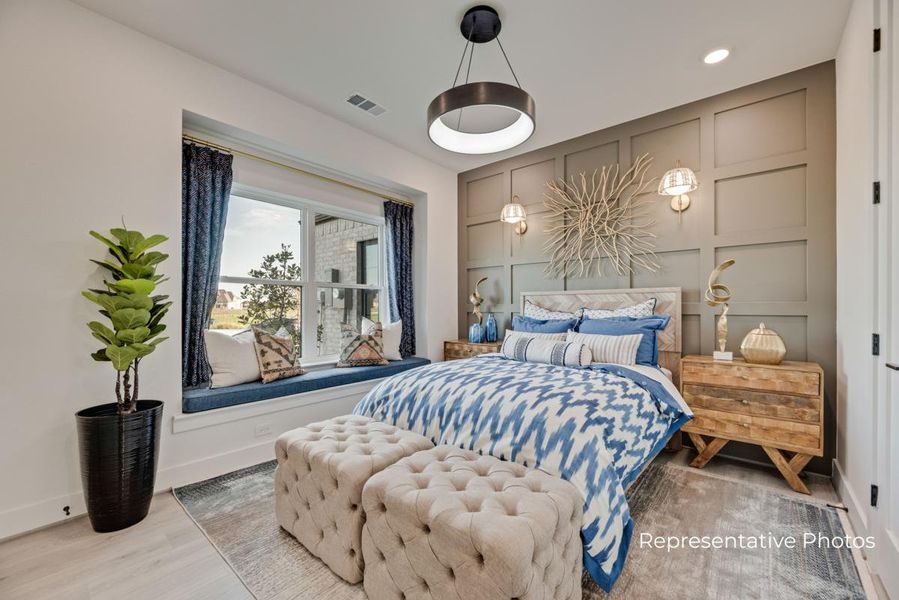 Representative furnished interior of a home built from the Grand Riverside by Grand Homes in Grand Oaks, Celina (Image 13).