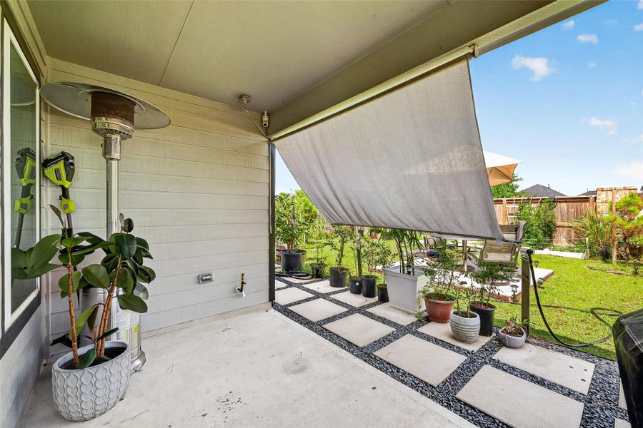 Exterior details and patio area of a home in , Katy (Image 24). Exterior details and patio area of a home in , Katy (Image 24).