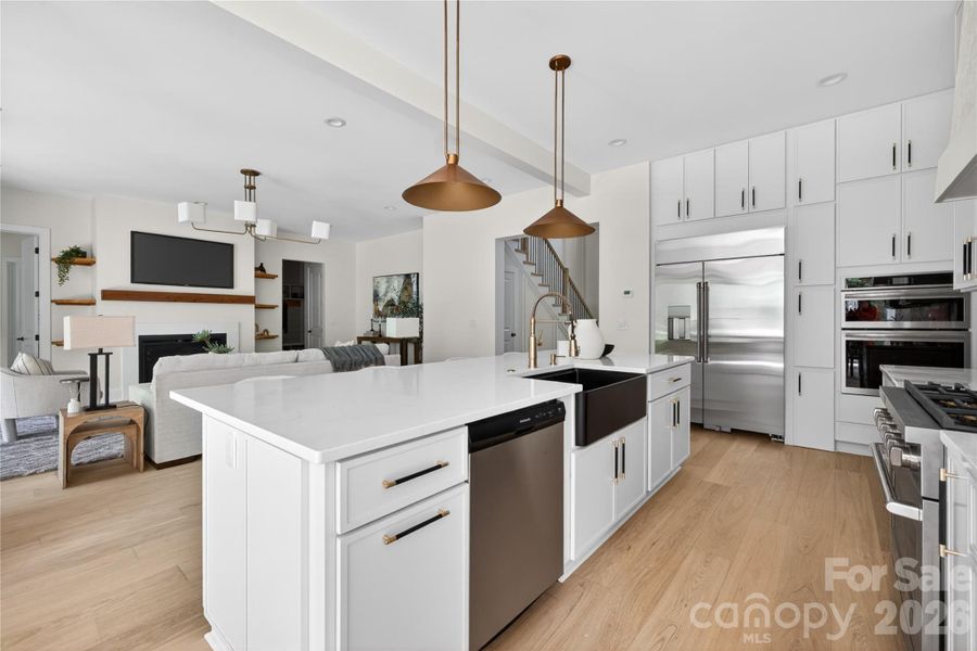 Furnished interior view inside a new home in , Charlotte (Image 10).