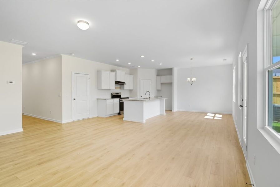 Furnished interior view inside a new home in The Retreat at Browns Ridge, Newnan (Image 17).