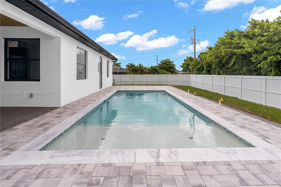 Exterior details and patio area of a home in , Cape Coral (Image 31).