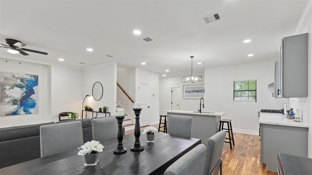 Furnished interior view inside a new home in , Beach City (Image 6).