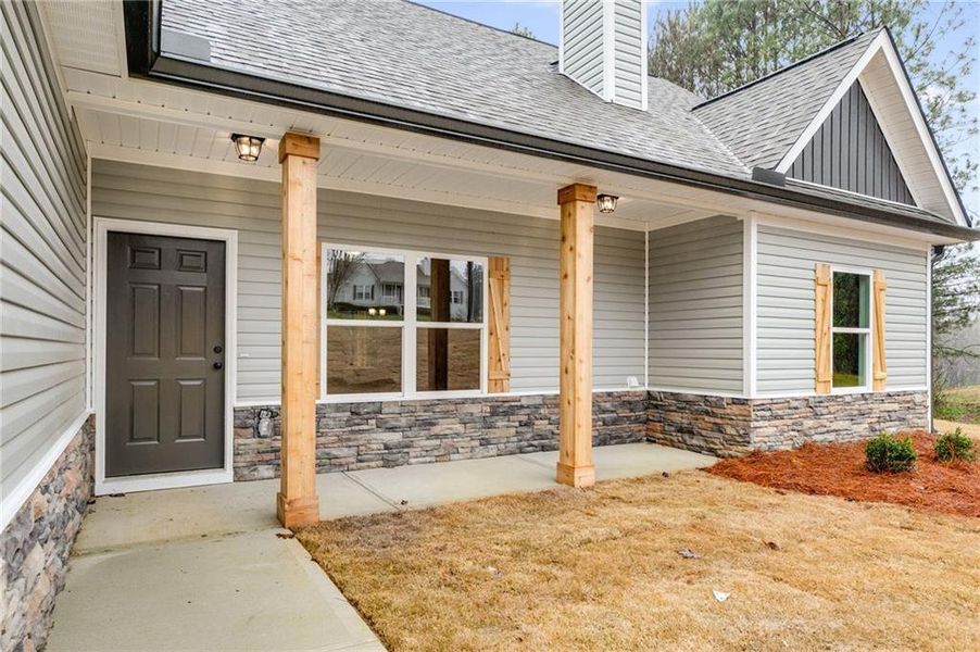 Exterior details and patio area of a home in , Buchanan (Image 34).