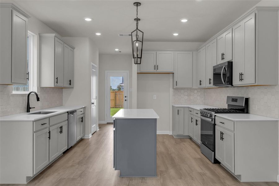 Furnished interior view inside a new home in Elyson, Katy (Image 12).