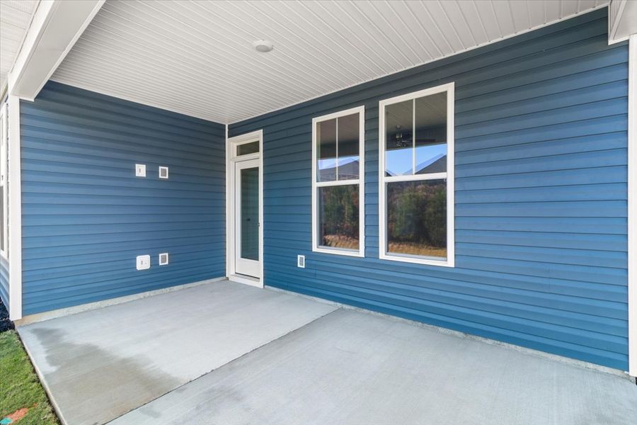 Exterior details and patio area of a home in Windsor, North Augusta (Image 3).