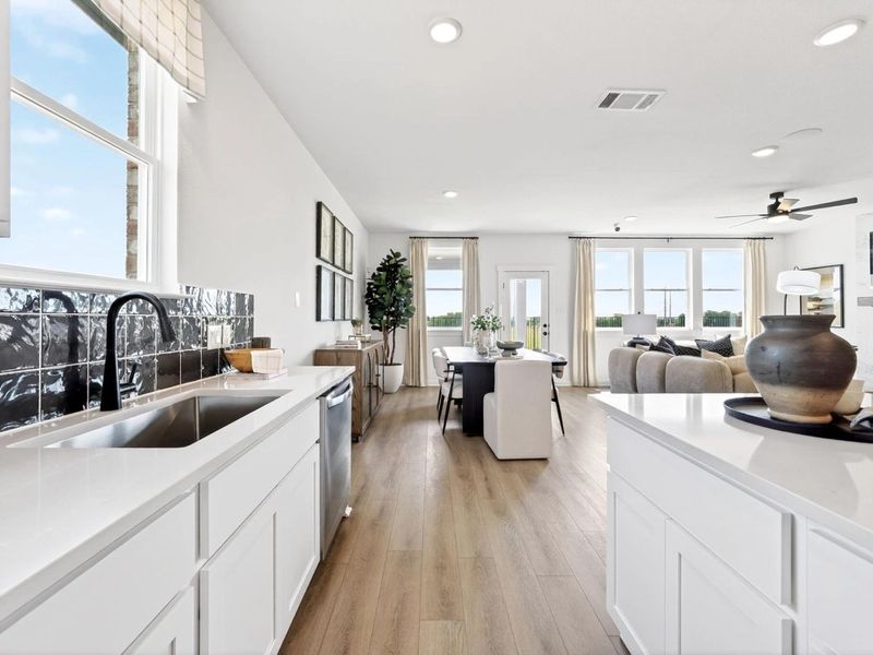 Furnished interior view inside a new home in Parks at Foster Crossing, Anna (Image 18).