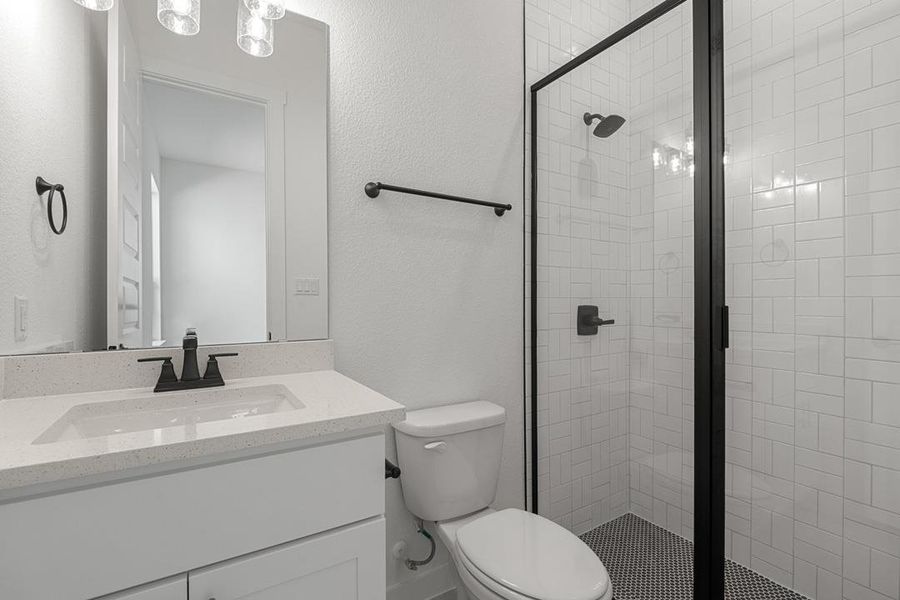 Furnished interior view inside a new home in Capitol Collection at Lariat, Liberty Hill (Image 6). Furnished interior view inside a new home in Capitol Collection at Lariat, Liberty Hill (Image 6).