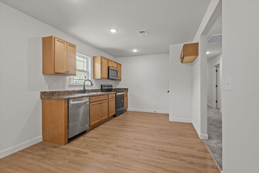 Representative furnished interior of a home built from the Yale by Enchanted Homes in Arcadia Village, Spartanburg (Image 5).