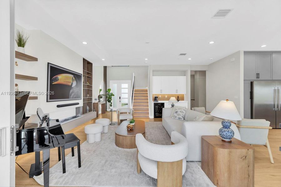 Furnished interior view inside a new home in , Boca Raton (Image 31).