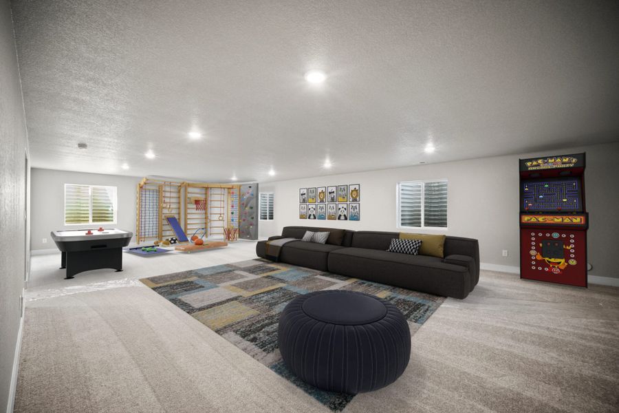 Representative furnished interior of a home built from the Lilac by View Homes in Aspen Ranch, Fountain (Image 4).