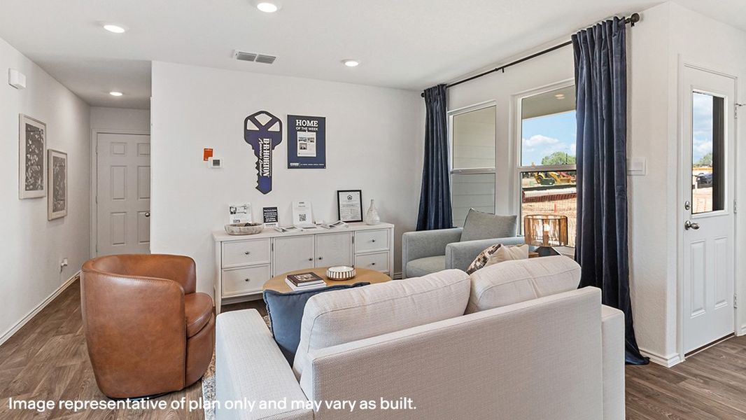Representative furnished interior of a home built from the The Wyeth by D.R. Horton in Sonora, San Antonio (Image 5).