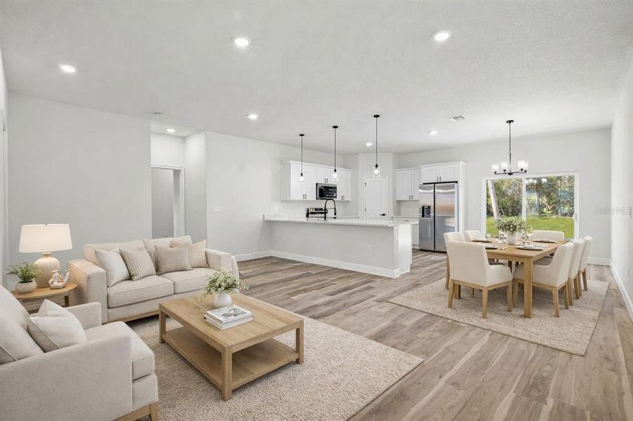 Furnished interior view inside a new home in , Ocala (Image 11).