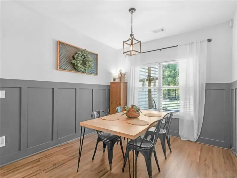 Furnished interior view inside a new home in , Monticello (Image 40).