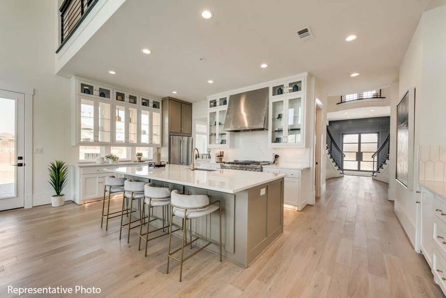 Furnished interior view inside a new home in Park Place, Prosper (Image 7).