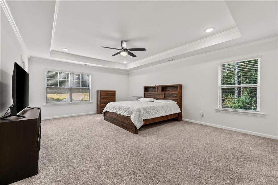 Furnished interior view inside a new home in , Hampton (Image 32).