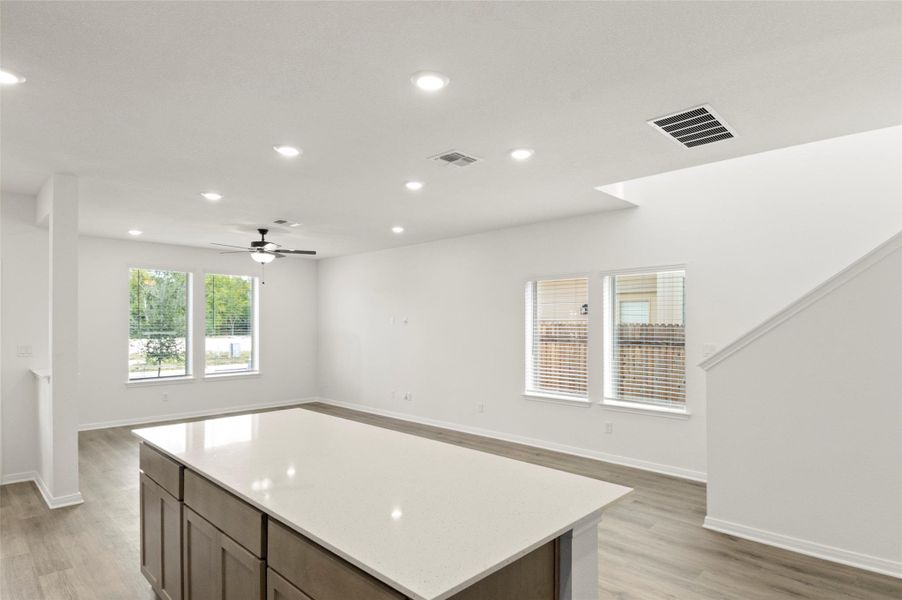 Furnished interior view inside a new home in Blanco Vista, San Marcos (Image 7). Furnished interior view inside a new home in Blanco Vista, San Marcos (Image 7).