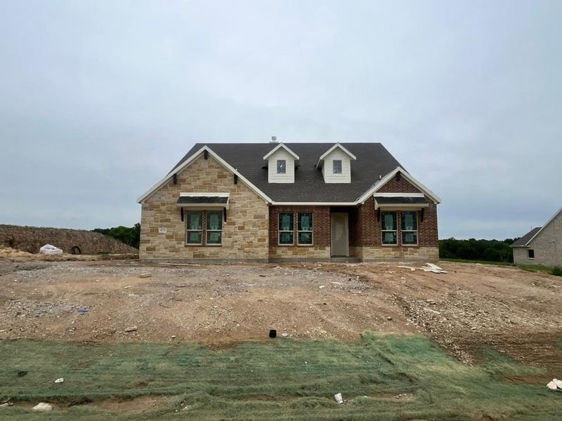 In-progress construction of a new home in Eagle Ridge Estates, Weatherford, TX (Image 10).